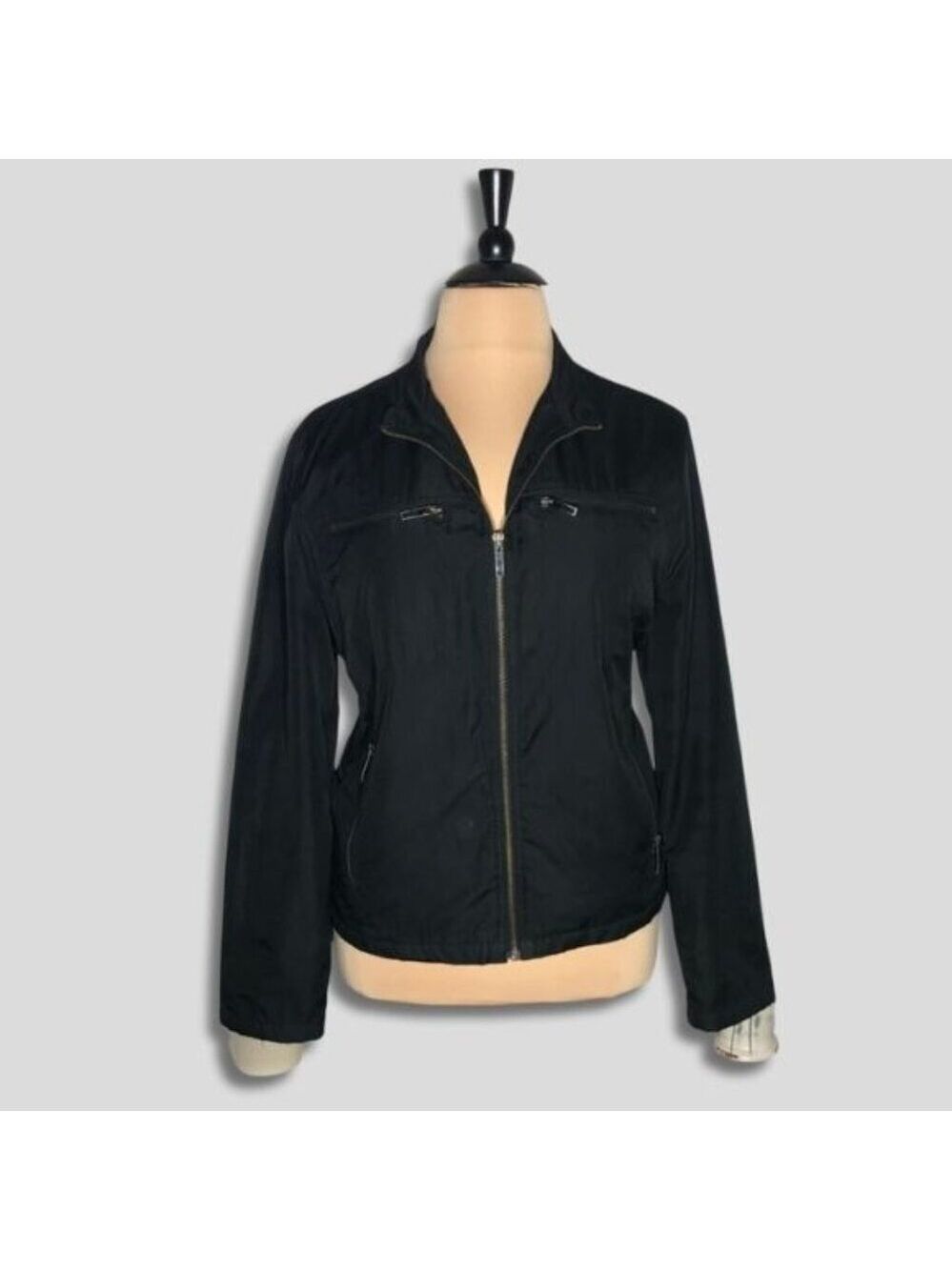 Kenneth Cole Reaction Black Moto Jacket Waterproof XL